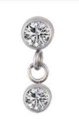 Piercing  BASIC Pontos de Luz c/ Pendentes