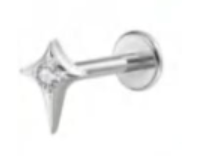 Piercing BASIC Estrela 4 pontas