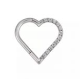 Argola Daith e Septo - Coração Santorini