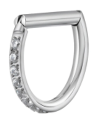 Argola em D - Não faz perfuração