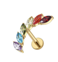 Piercing Cascata Marquise 5/6 cz color