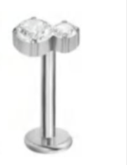 Piercing BASIC Ponto de Luz RIG GARRA Duplo