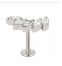 Piercing Cascata Marquise 5/6 cz color
