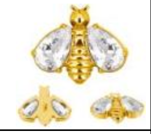 Piercing Abelha CZ