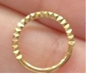 Argola BASIC Daith e Septo - Corte quadrado LATERAL
