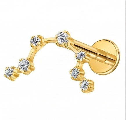 Piercing Titanium Constelação 7 CZ