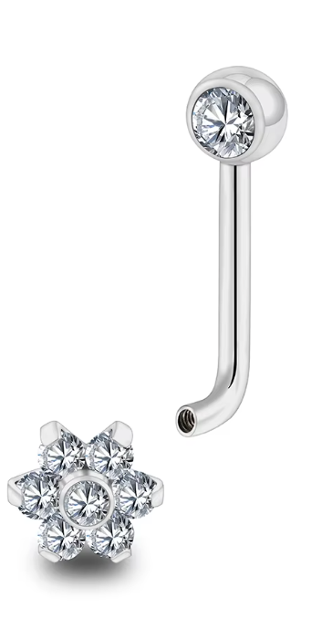 Piercing Umbigo Reto