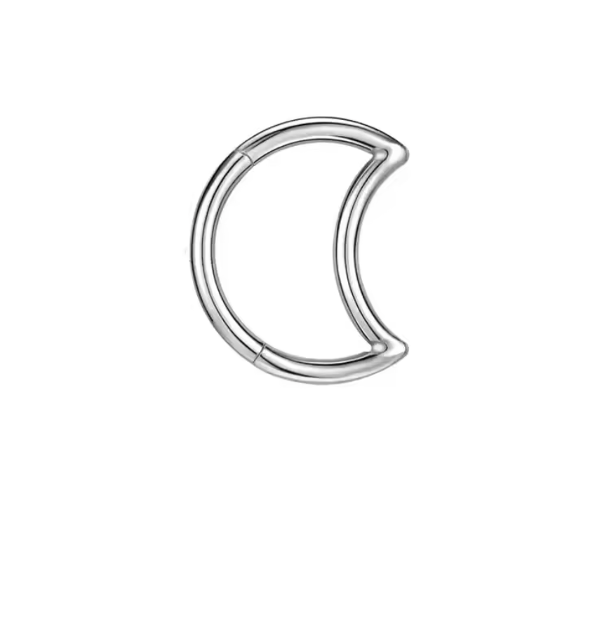 Piercing Argola BASIC Daith e Septo - Meia Lua
