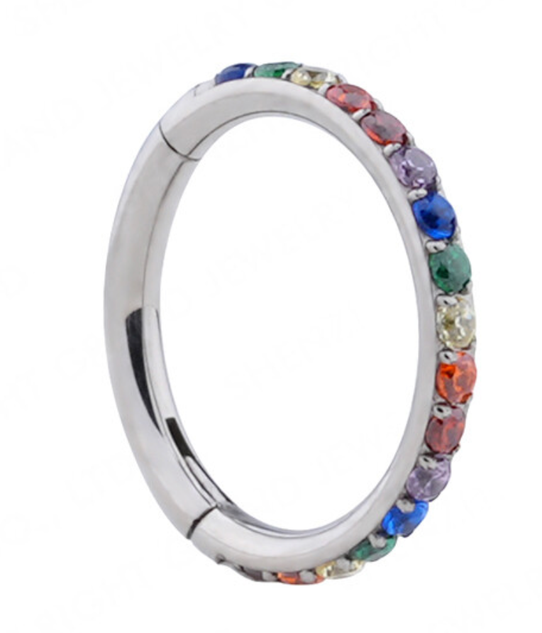 Argola Lisboa Color - Titanium