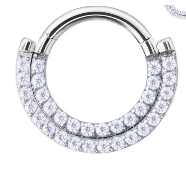 Argola Porto Dupla - Titanium