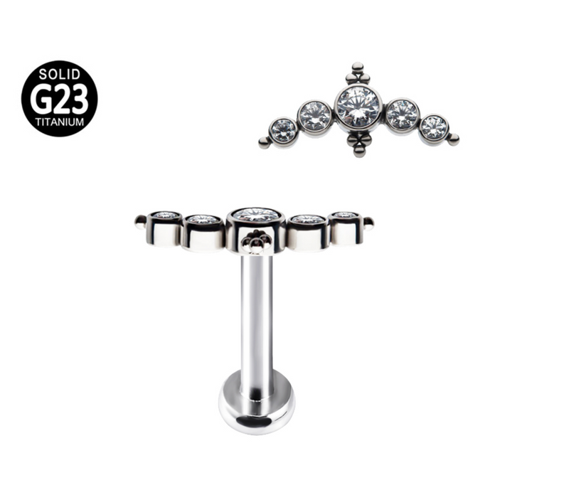 Piercing Cascata Luz 3 esferas