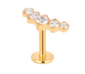 Piercing Cascata Marquise 5 CZ - Titanium