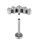 Piercing Cascata Marquise 5 CZ - Titanium