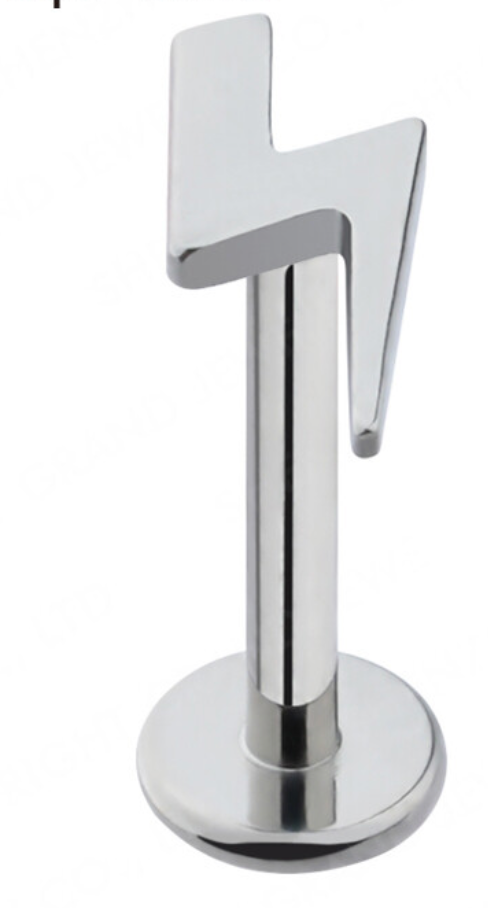 Labret Raio Liso - Titanium