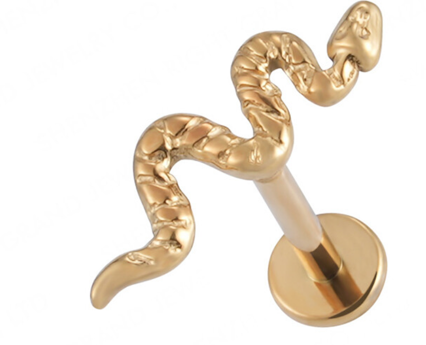 Labret Cobra Lisa - Titanium