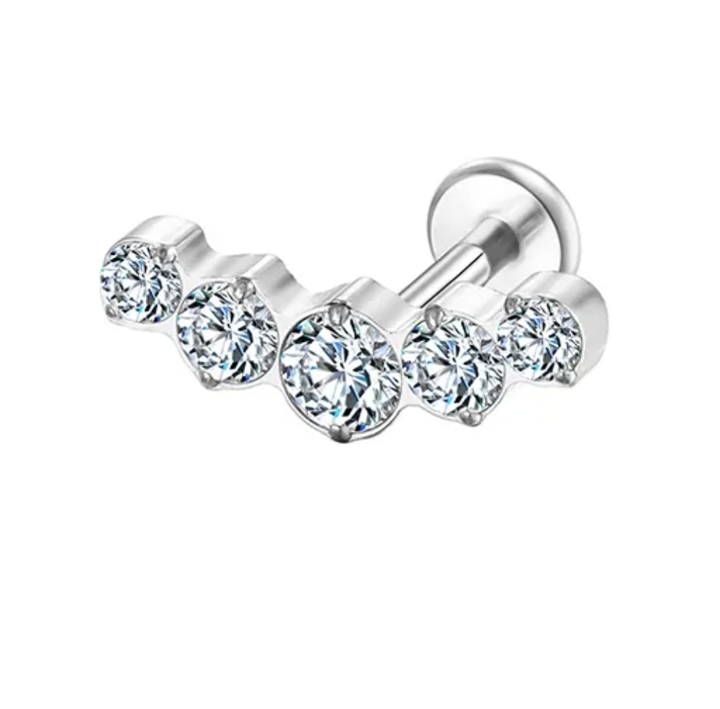 Labret Cascata Five - Titanium