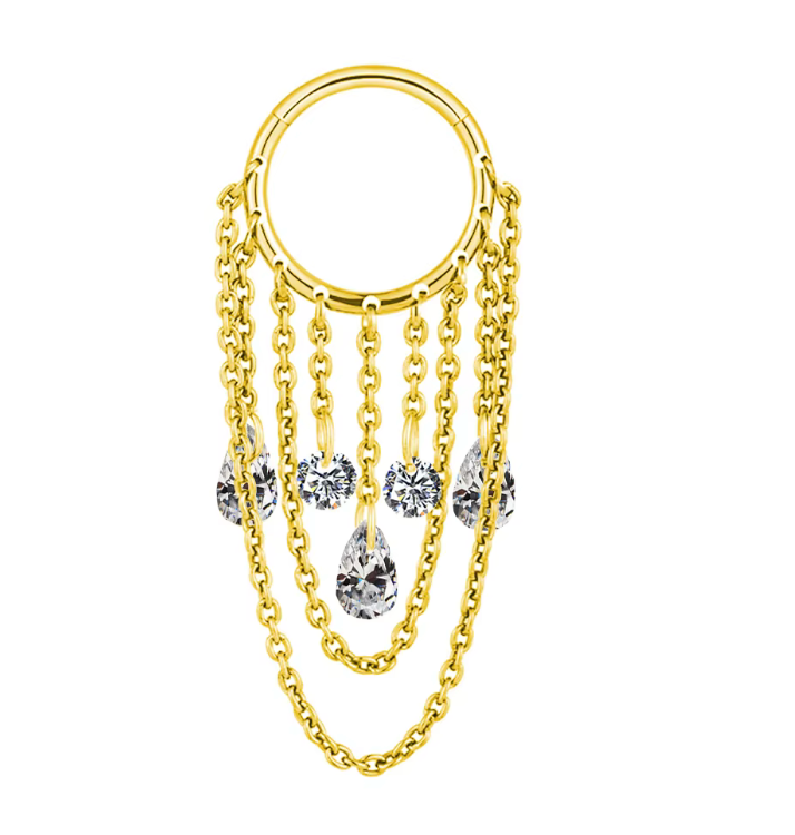 Piercing Argola India chain