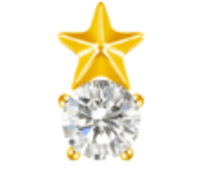 Piercing Titanium BASIC Estrela Luz 2039
