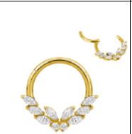 Argola Daith e Septo Borboleta CZ