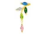 Piercing Titanium Raminho com Pendente