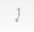 Piercing banana liso - Titanium