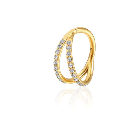 Argola Braga Dupla - Titanium