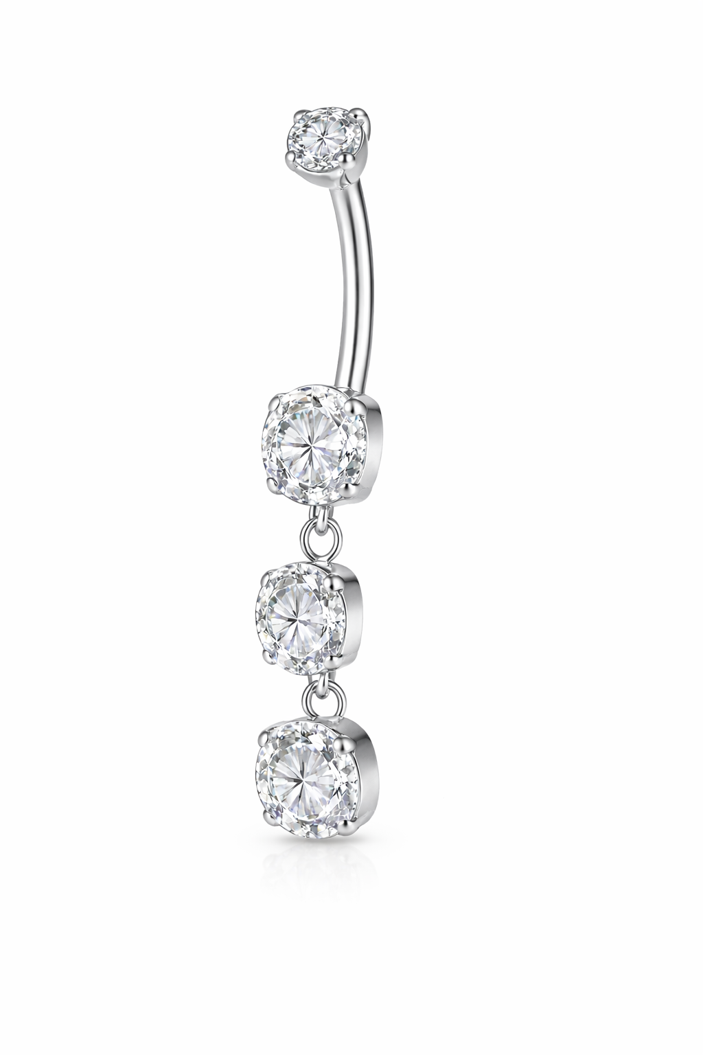 Piercing Umbigo 3 Pendentes