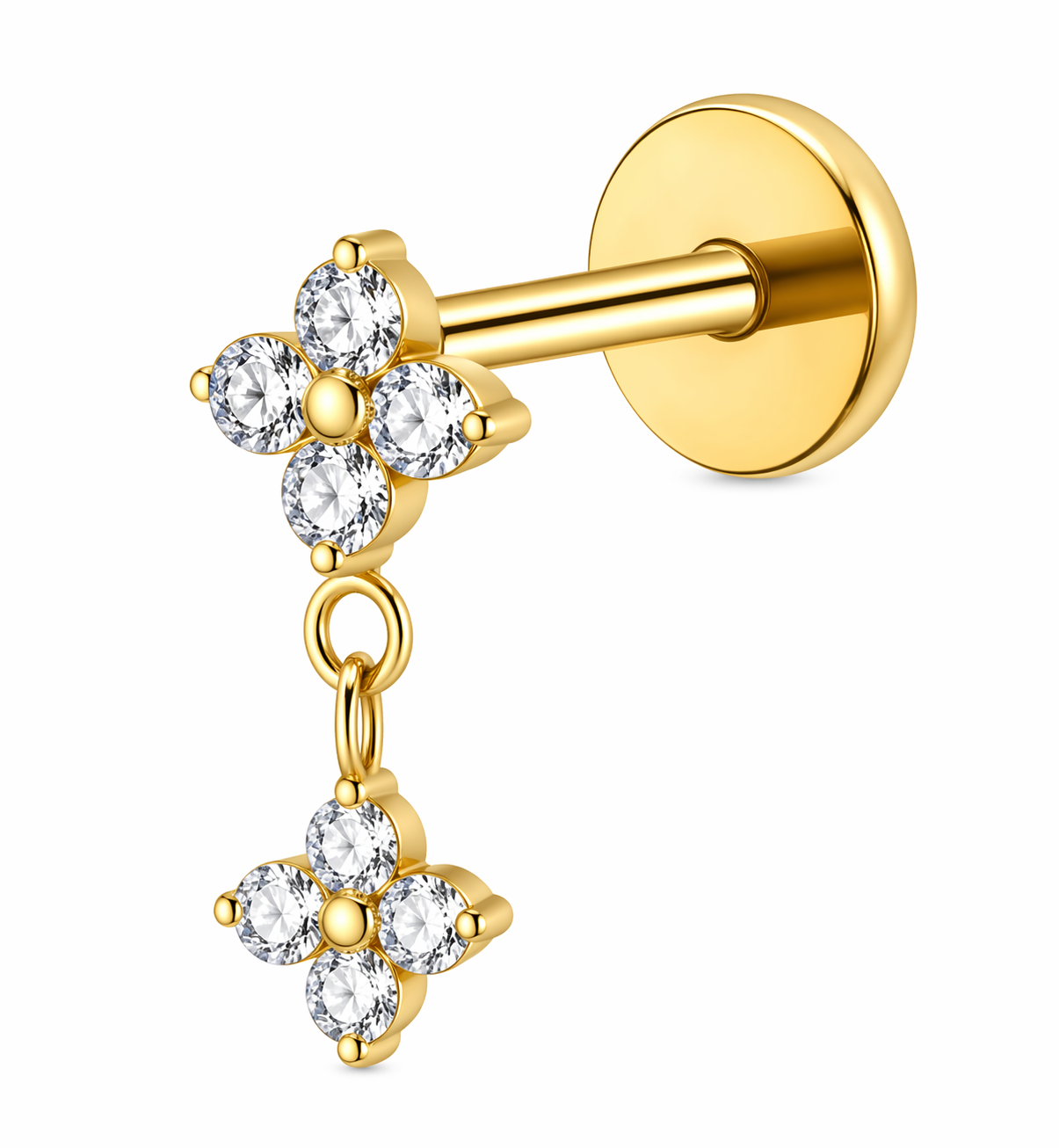 Piercing Titanium Flor pendente