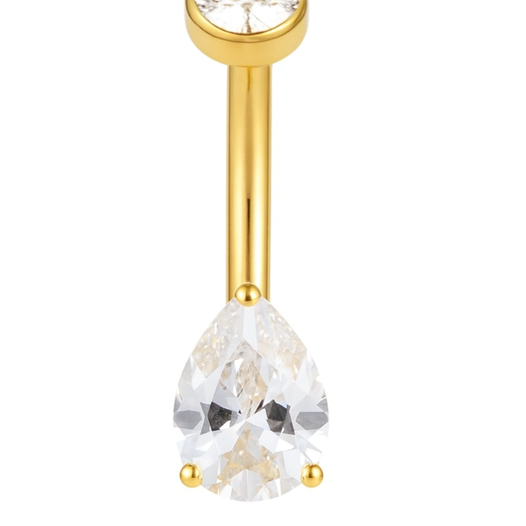 Piercing Umbigo - Gota