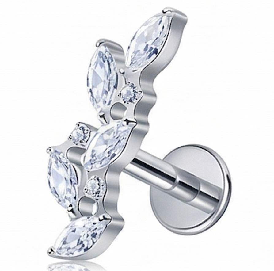 Piercing Titanium Primavera Luxo