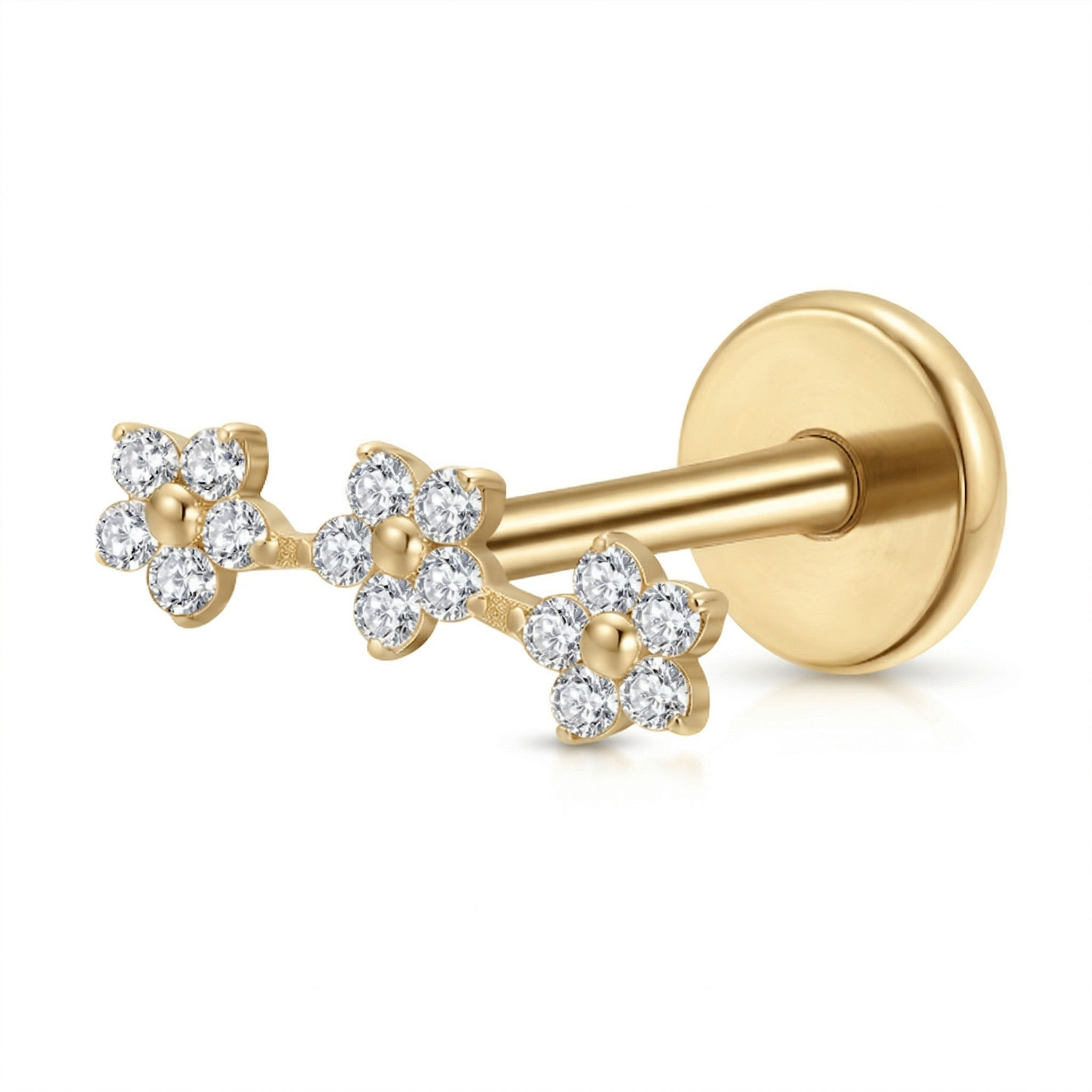 Piercing Cascata Trio Mini Flor