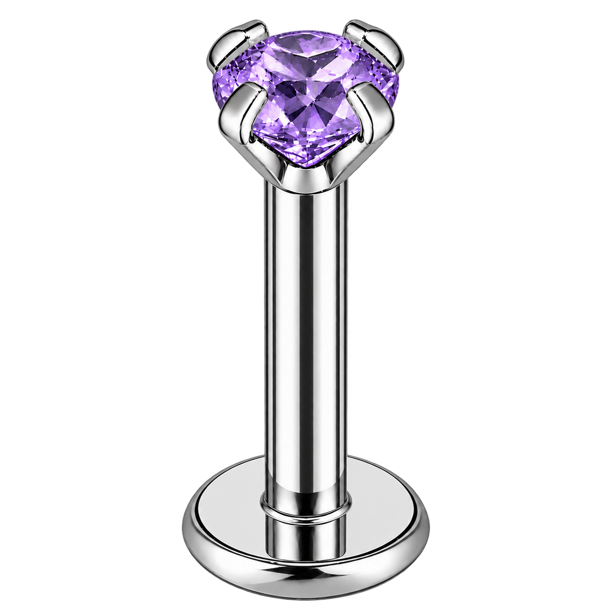 Piercing Titanium Labret Ponto de Luz Garra | Linha Essencial