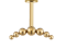 Piercing BASIC Californiano Cascata vertical com esferas