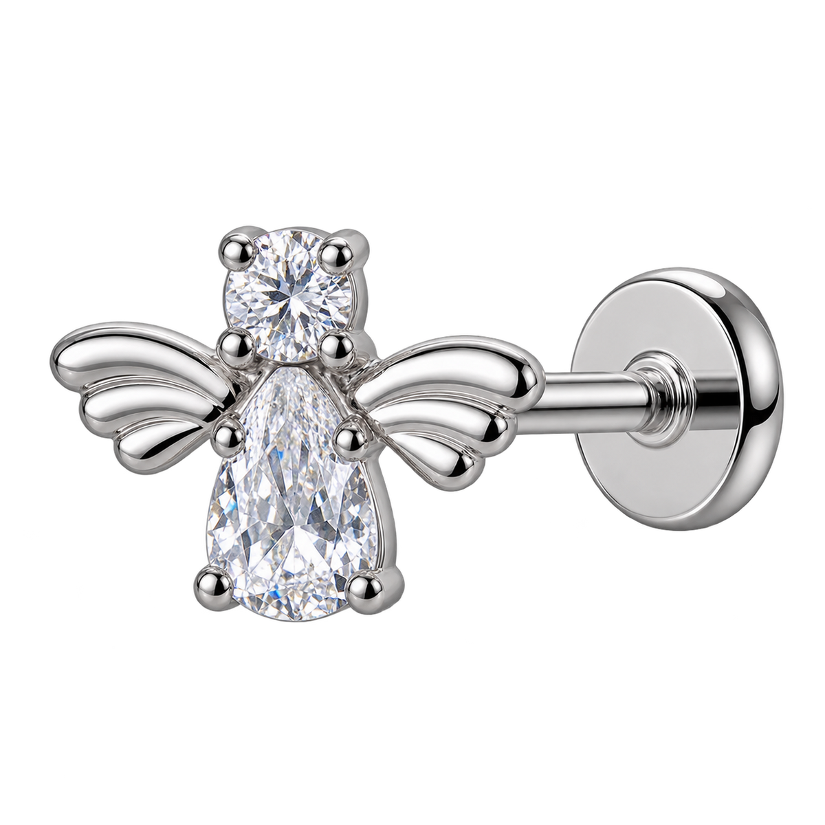 Piercing Titanium Labret Angel | Linha Essencial