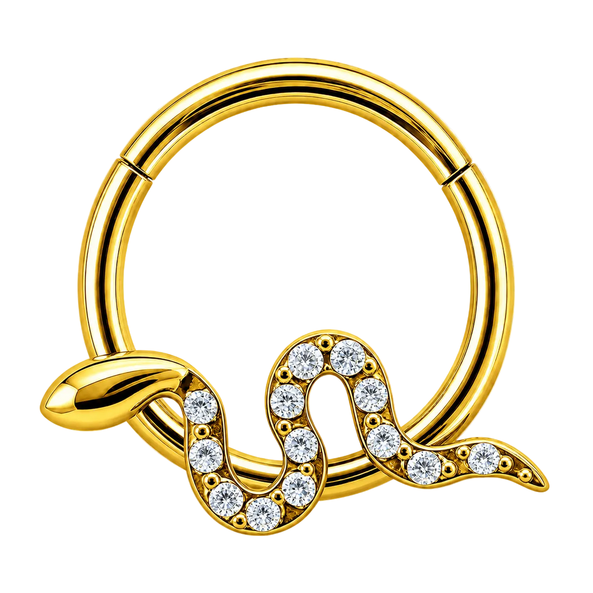 Piercing Argola BASIC Daith e Septo - Cobrinha