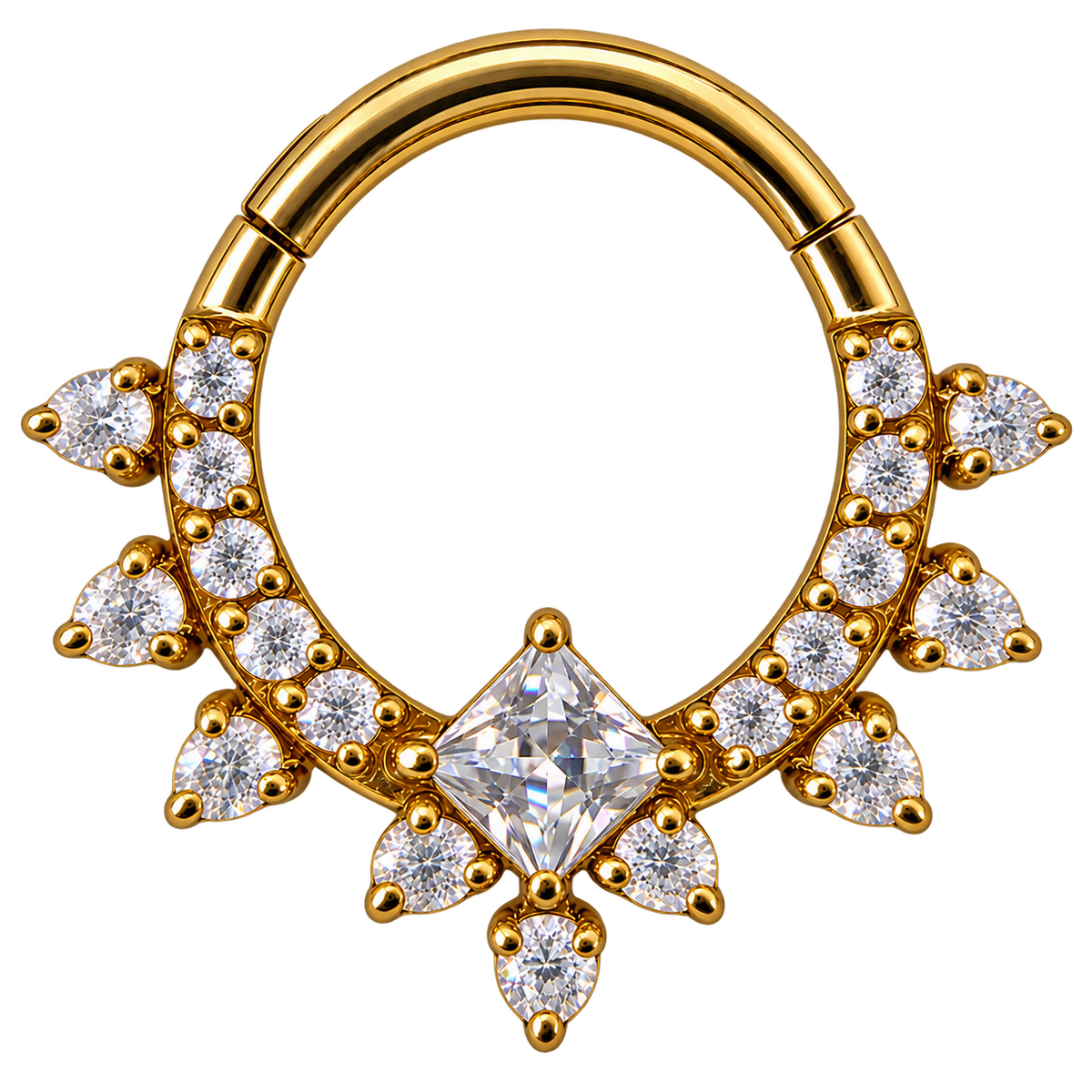 Argola Daith e Septo -  Cristal