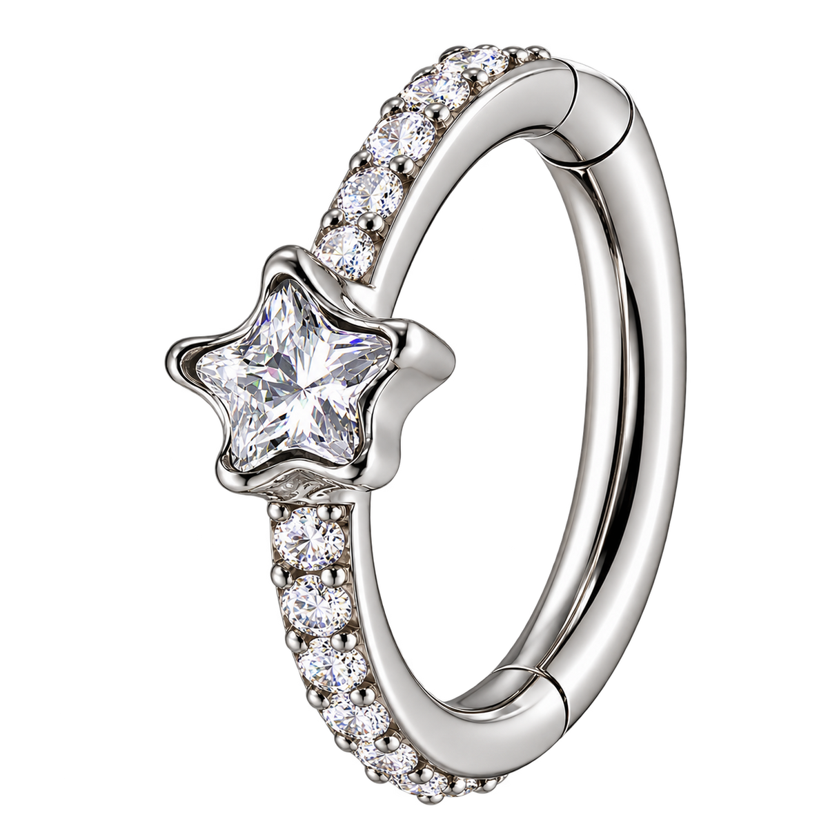 Piercing Titanium  Argola Nairobi Estrela