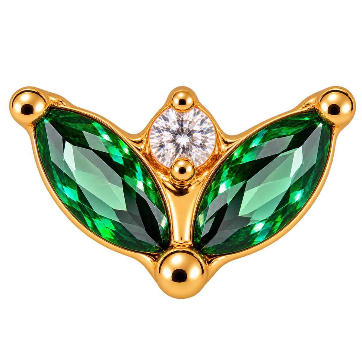 Piercing Titanium Labret Asas 2 | Linha Premium