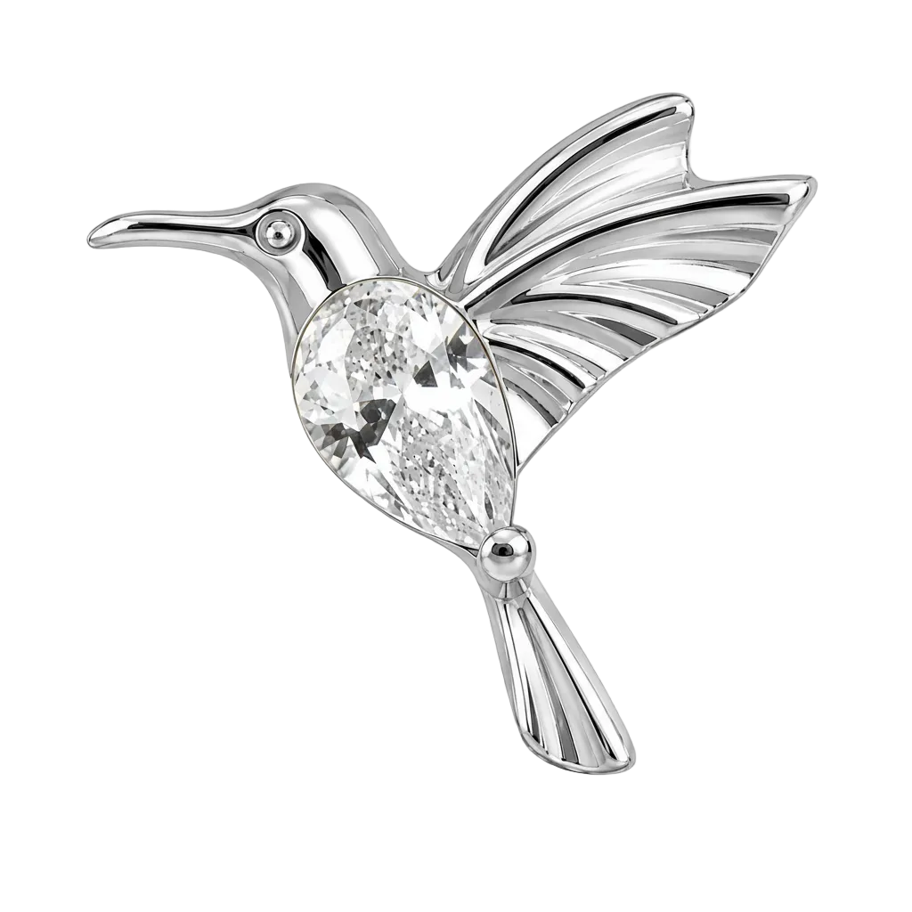 Piercing Titanium Labret Passaro Beija flor | Linha Premium