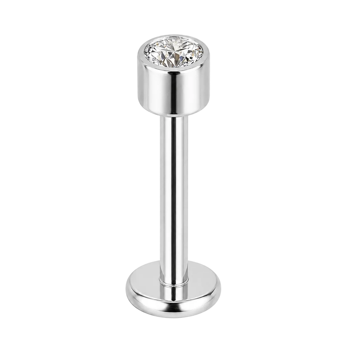 Piercing Titanium Labret Bezel | Linha Essencial