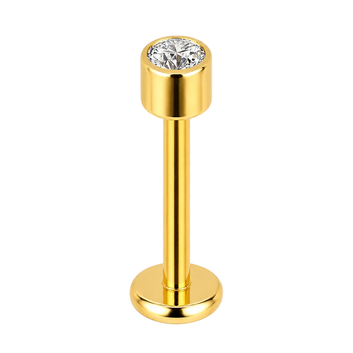 Piercing Titanium Labret Bezel | Linha Essencial