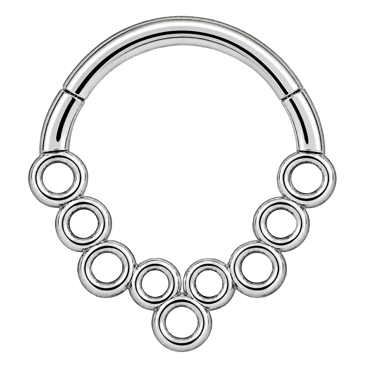 Piercing Titanium Argola Bolinha de Sabão (Daith e Septo) | Linha Essencial
