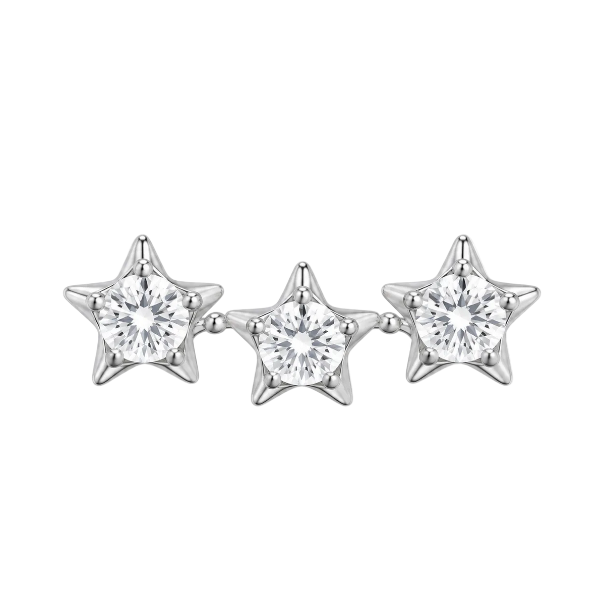 Piercing Titanium Labret Trio Estrela | Linha Essencial