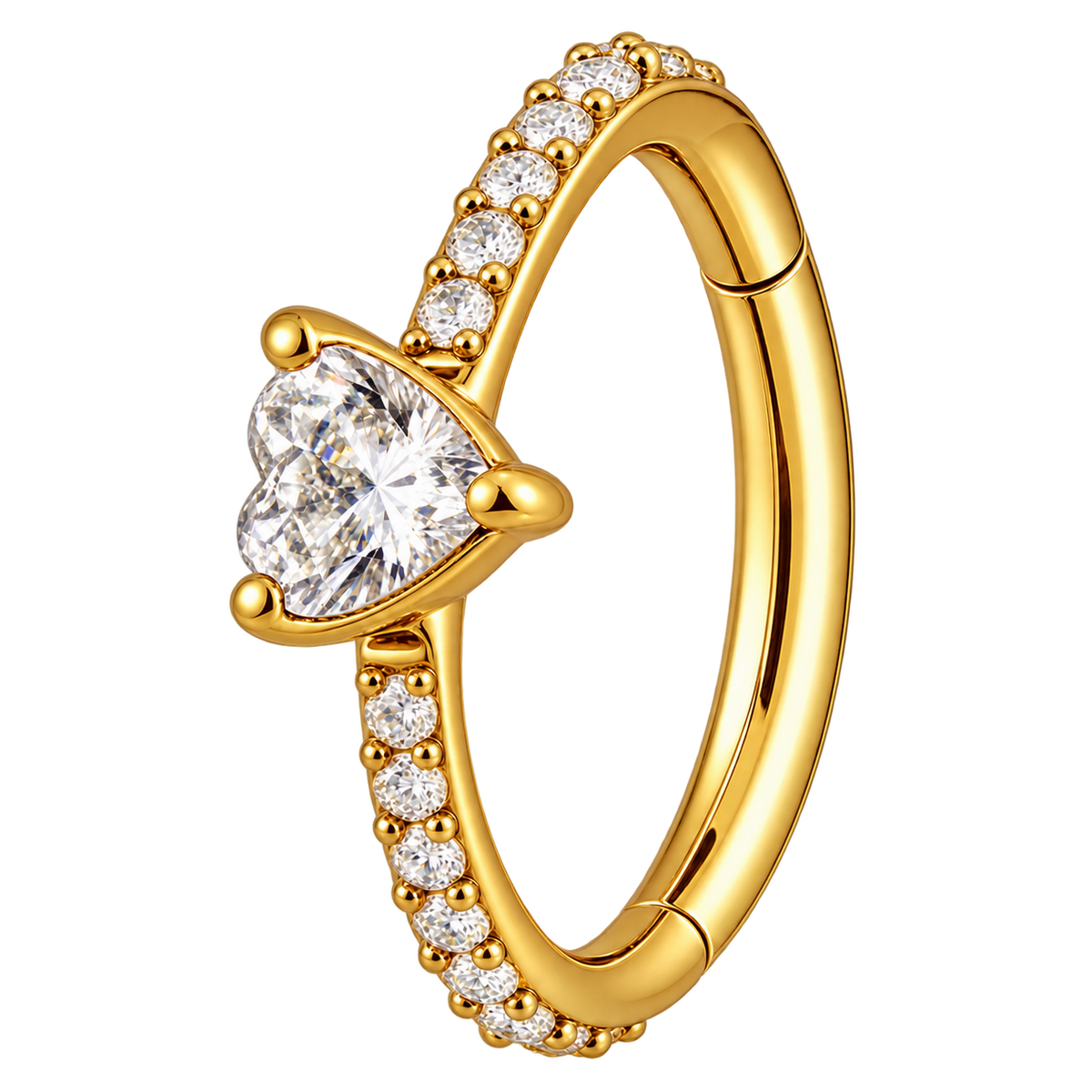 Piercing Titanium  Argola Cairo Coração