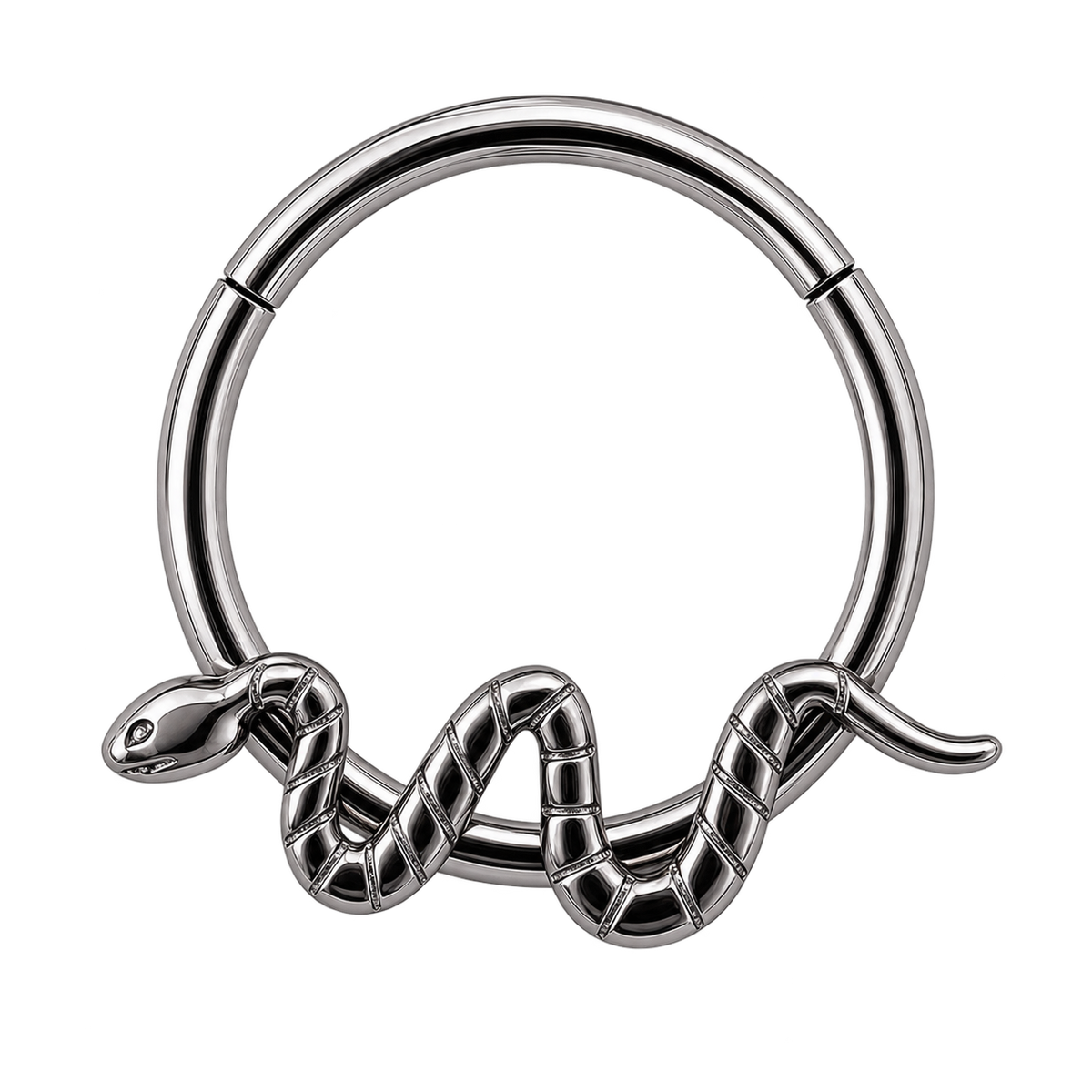 Piercing Argola BASIC Daith e Septo - Cobrinha