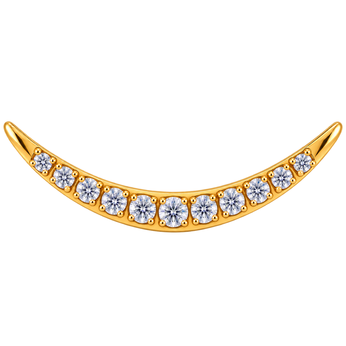 Piercing Titanium Labret Curve Eleven | Linha Premium