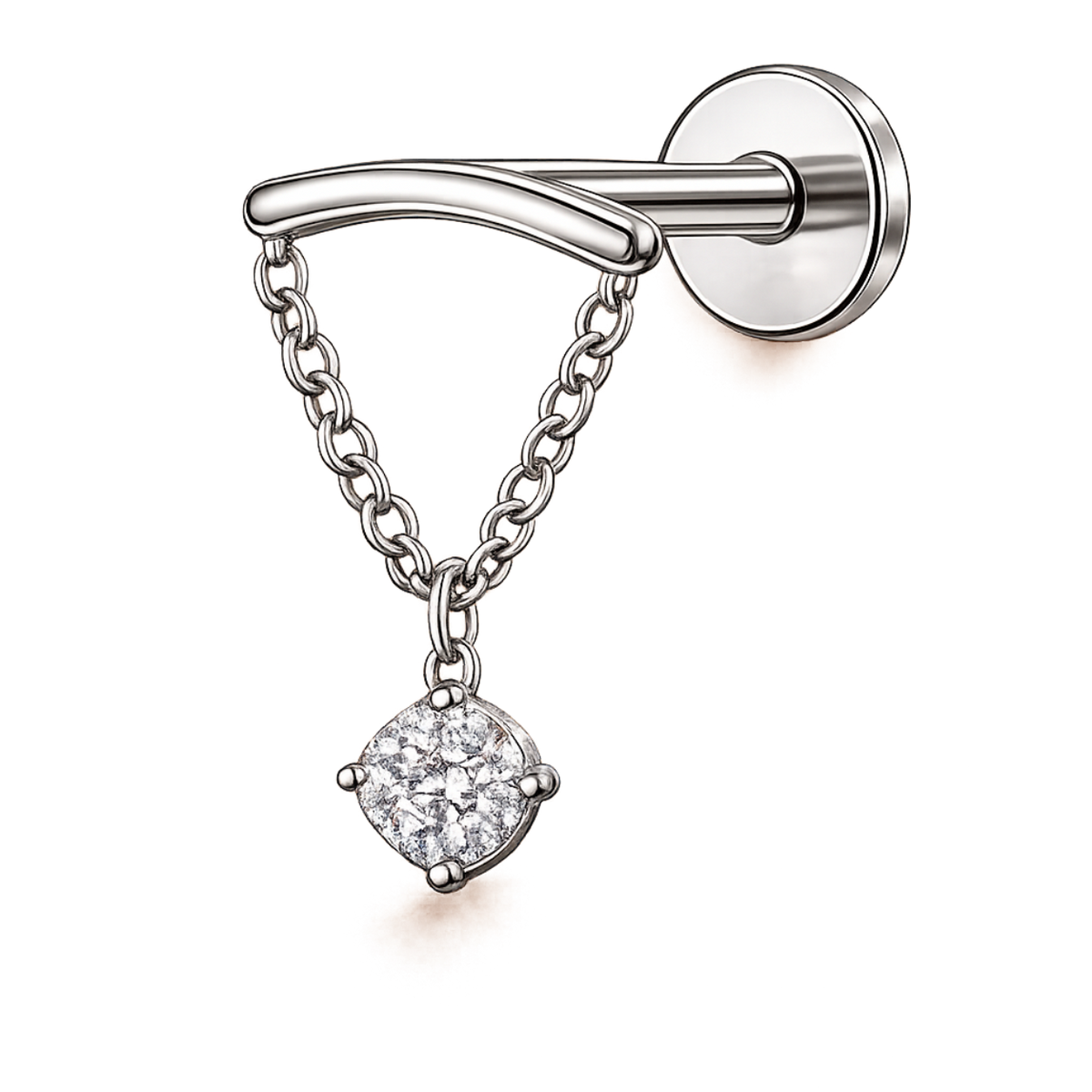 Piercing Titanium Labret Invictus Pendentes | Linha Premium