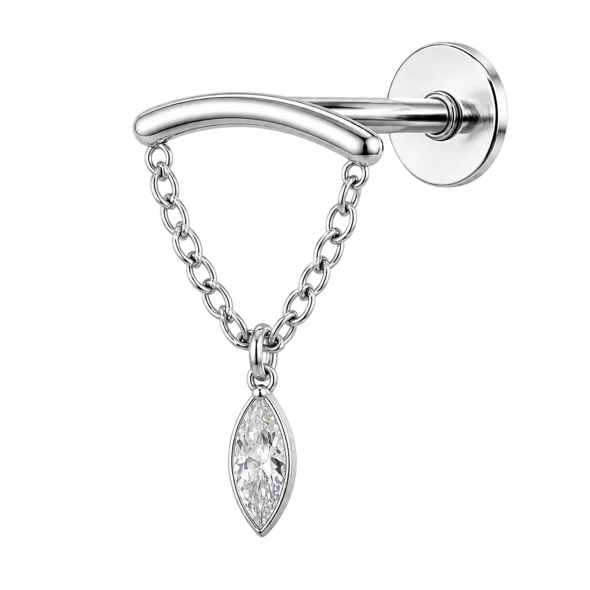 Piercing Titanium Labret Invictus Pendentes | Linha Premium
