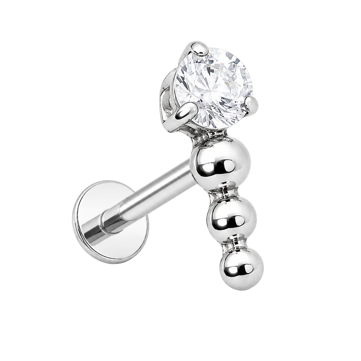 Piercing Titanium Labret Linha 3 Esfera | Linha Essencial