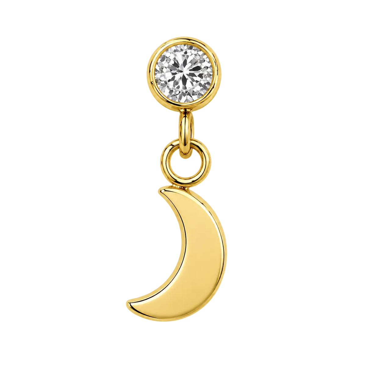 Piercing Titanium Labret Pontos de Luz c/ Pendentes DIVERSOS | Linha Essencial